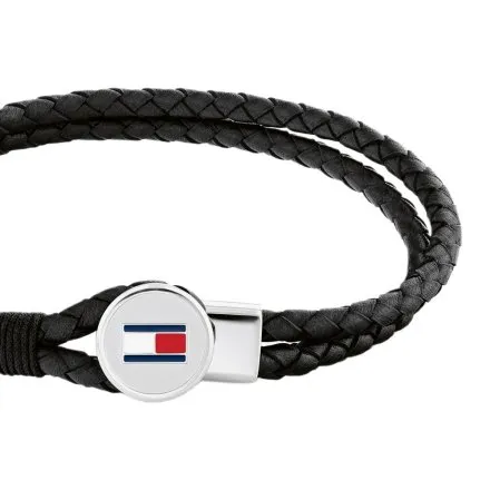 Tommy Hilfiger bransoletka męska czarna 2790654