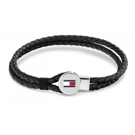 Tommy Hilfiger bransoletka męska czarna 2790654