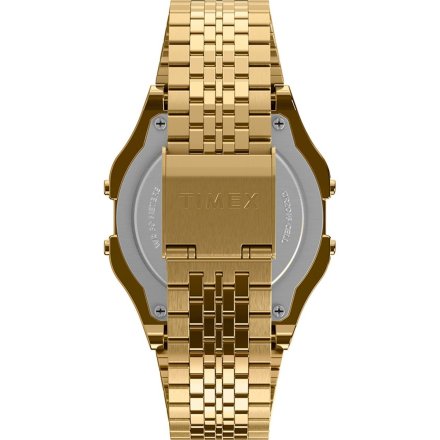 Timex T80 TW2R79200 Vintage Retro męski zegarek złoty z wyświetlaczem
