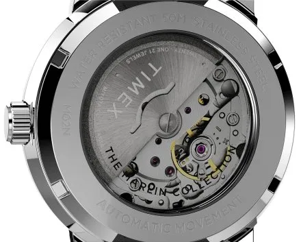 Timex Marlin TW2V44600 zegarek męski automatyczny z czarnym paskiem