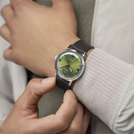 Timex Marlin TW2V44600 zegarek męski automatyczny z czarnym paskiem