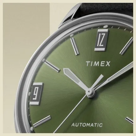 Timex Marlin TW2V44600 zegarek męski automatyczny z czarnym paskiem