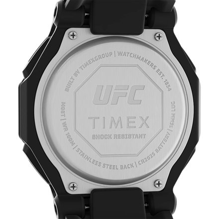 Timex UFC Colossus TW2V55200 Zegarek męski sportowy na czarnym pasku