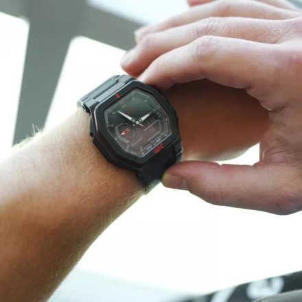 Timex UFC Colossus TW2V55200 Zegarek męski sportowy na czarnym pasku