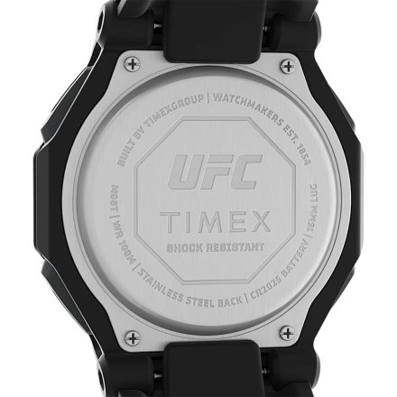 Timex UFC Colossus TW2V55300 Zegarek męski sportowy na czarnym pasku