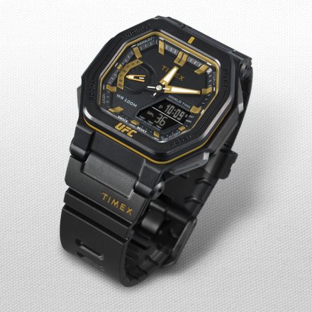 Timex UFC Colossus TW2V55300 Zegarek męski sportowy na czarnym pasku