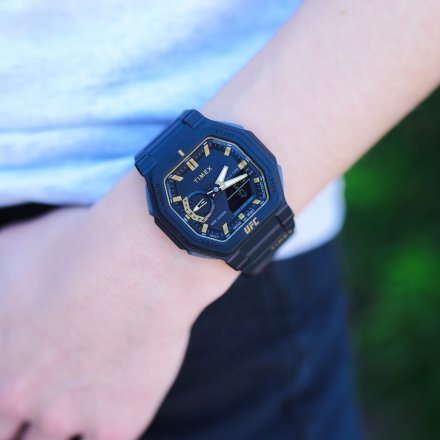 Timex UFC Colossus TW2V55300 Zegarek męski sportowy na czarnym pasku