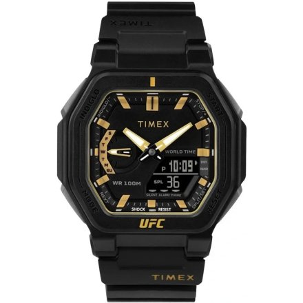 Timex UFC Colossus TW2V55300 Zegarek męski sportowy na czarnym pasku