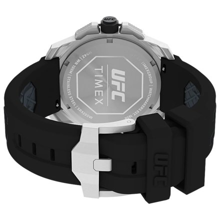 Timex UFC Icon Chronograph TW2V58600 Zegarek męski sportowy na czarnym pasku