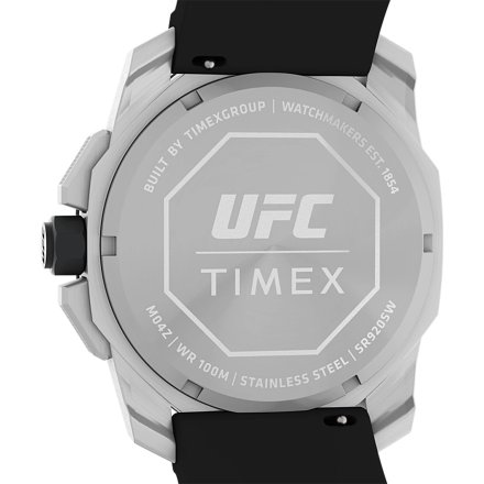 Timex UFC Icon Chronograph TW2V58600 Zegarek męski sportowy na czarnym pasku
