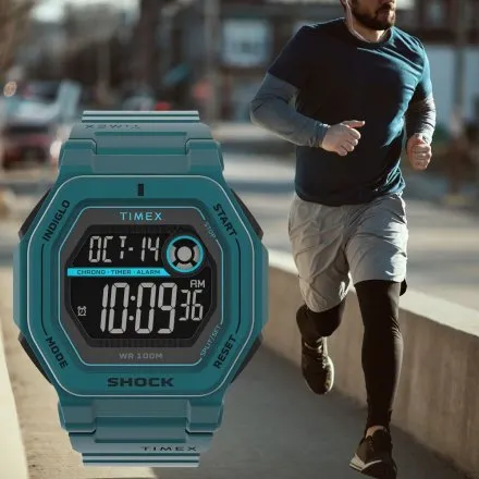 Timex Command Encounter TW2V59900 Zegarek męski sportowy na niebieskim pasku