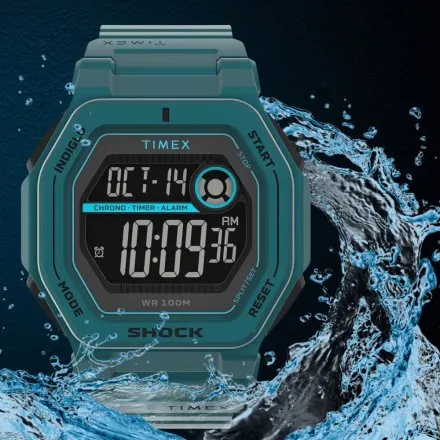 Timex Command Encounter TW2V59900 Zegarek męski sportowy na niebieskim pasku