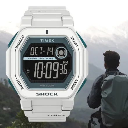 Timex Command Encounter TW2V63600 Zegarek męski sportowy na białym pasku