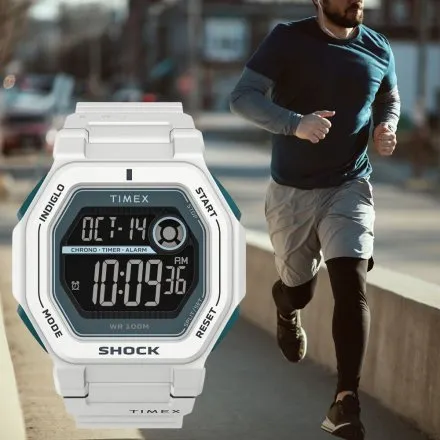 Timex Command Encounter TW2V63600 Zegarek męski sportowy na białym pasku