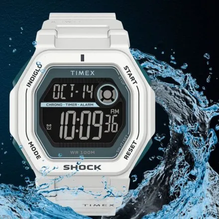 Timex Command Encounter TW2V63600 Zegarek męski sportowy na białym pasku