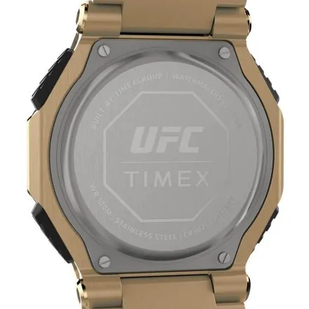 Timex UFC Colossus TW2V84500 Zegarek męski sportowy na złotej bransolecie