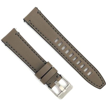 Szary pasek 26 mm skórzany DILOY 414.26.07 + GRATIS dwa teleskopy i narzędzie