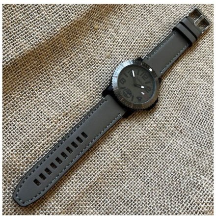 Szary pasek 26 mm skórzany DILOY 414.26.07 + GRATIS dwa teleskopy i narzędzie