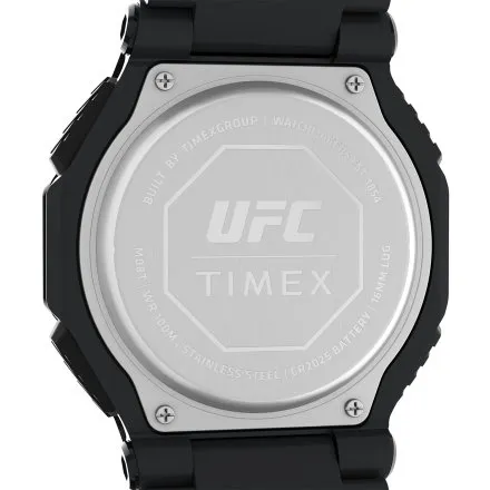 Timex UFC Colossus TW2V84800 Zegarek męski sportowy na czarnej bransolecie