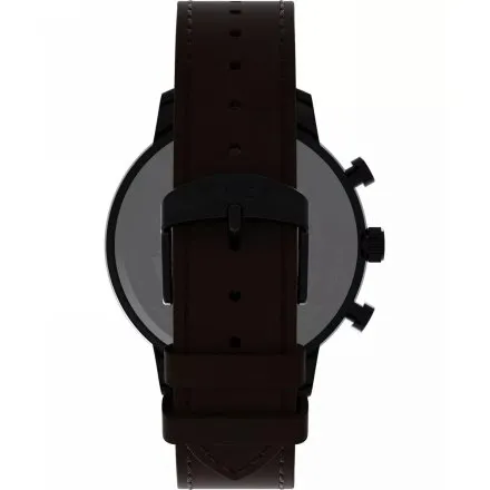 Timex Chicago Chronograph TW2W13200 męski zegarek z brązowym paskiem