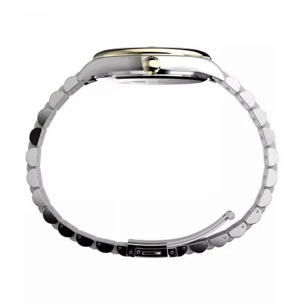 Timex Legacy Day and Date TW2W42800 Zegarek Męski Srebrno-Złoty na bransolecie 