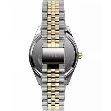 Timex Legacy Day and Date TW2W42800 Zegarek Męski Srebrno-Złoty na bransolecie 