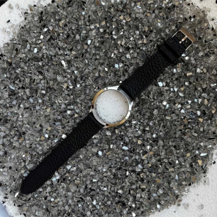 Czarny pasek 20 mm skórzany DILOY 178.20.1 + GRATIS dwa teleskopy i narzędzie