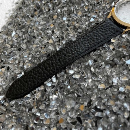 Czarny pasek 20 mm skórzany DILOY 178.20.1 + GRATIS dwa teleskopy i narzędzie