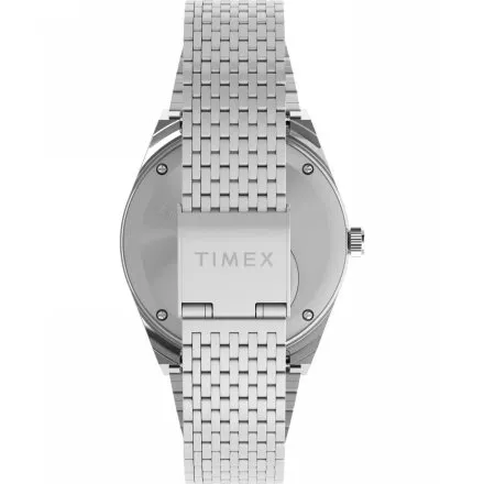 Timex Q Falcon Eye TW2W62400 zegarek męski srebrny retro z datownikiem