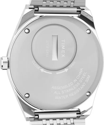 Timex Q Falcon Eye TW2W62400 zegarek męski srebrny retro z datownikiem