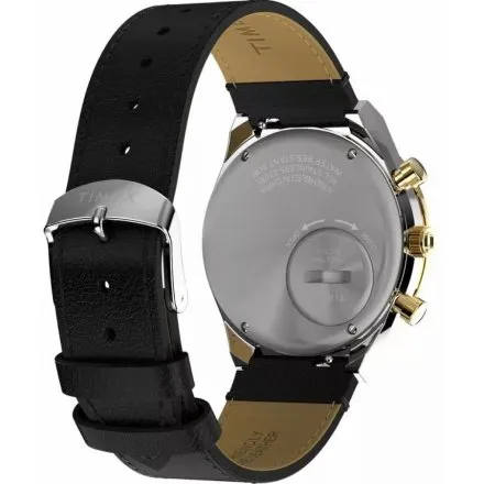 Timex Q Chronograph TW2W64300 zegarek męski na czarnym pasku
