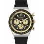 Timex Q Chronograph TW2W64300 zegarek męski na czarnym pasku
