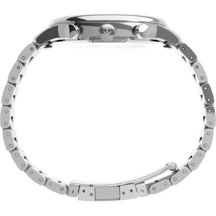 Timex City Chicago TW2W67900 męski zegarek na srebrnej bransolecie