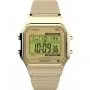 Timex T80 TW2W68100 Vintage Retro męski damski zegarek złoty z wyświetlaczem