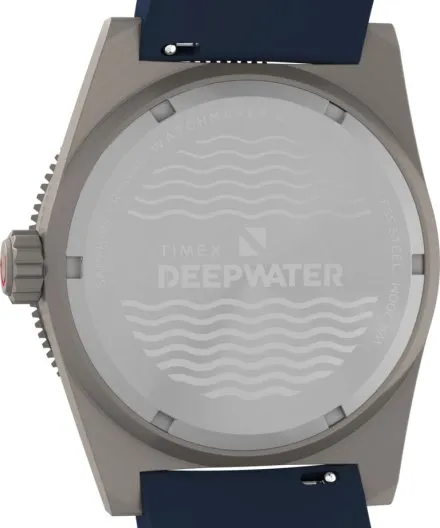 Timex Deepwater Reef 200 GMT TW2W75100 Zegarek męski na niebieskim pasku do pływania