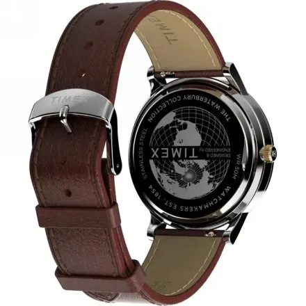 Timex Waterbury Classic Moon Phase TW2W75600 Zegarek męski klasyczny na pasku