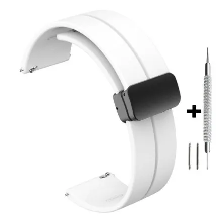 Biały pasek 20 mm z tworzywa DILOY SBR45.20.22 + GRATIS dwa teleskopy i narzędzie