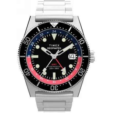 Timex Deepwater Reef 200 GMT TW2W95300 Zegarek męski na bransolecie do pływania