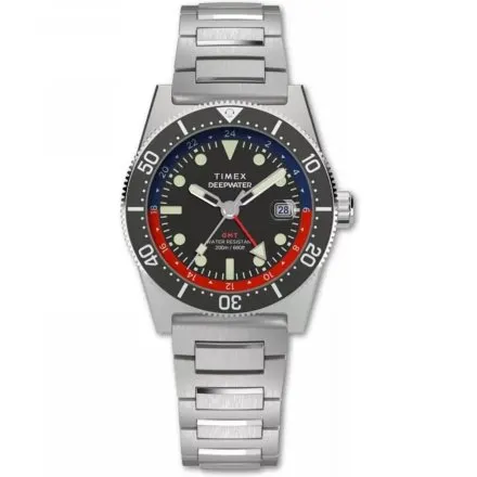 Timex Deepwater Reef 200 GMT TW2W95300 Zegarek męski na bransolecie do pływania