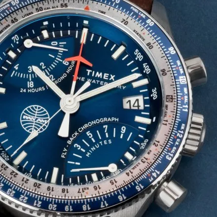 Timex Fly Back Chronograph x Pan Am TW2W97200 Zegarek męski na pasku
