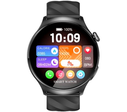 Rubicon RNCF39 czarny smartwatch z pomiarem EKG i cukru SMARUB079