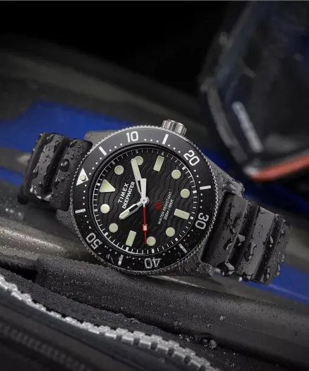 Timex Deepwater Reef 200 XCF TW2Y02200 Zegarek męski na czarnym pasku do pływania