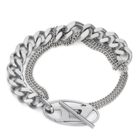 Diesel Jewel bransoletka męska łańcuch srebrna DX1550040