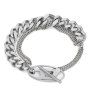 Diesel Jewel bransoletka męska łańcuch srebrna DX1550040