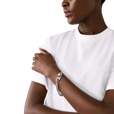 Diesel Jewel bransoletka męska łańcuch srebrna DX1550040