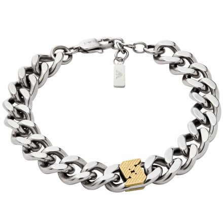 Emporio Armani TREND bransoletka męska łańcuch logo EGS3186040