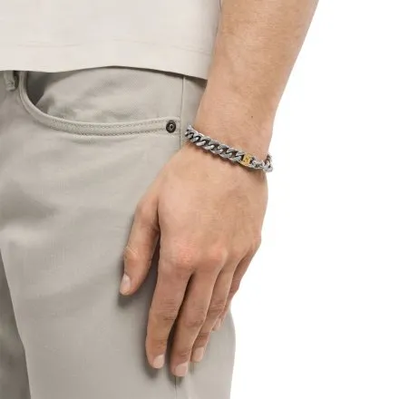 Emporio Armani TREND bransoletka męska łańcuch logo EGS3186040