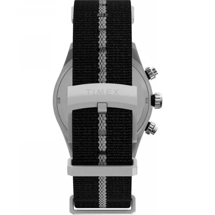 Timex Waterbury Heritage Chronograph TW2Y35500 Zegarek męski srebrny na pasku