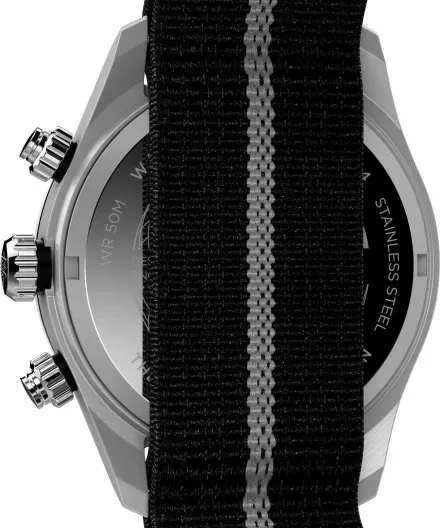 Timex Waterbury Heritage Chronograph TW2Y35500 Zegarek męski srebrny na pasku