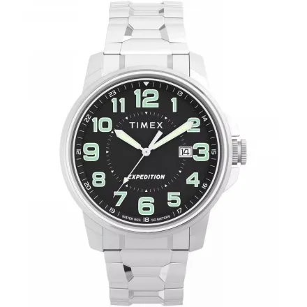 Timex Expedition Field TW4B31300 Zegarek Męski srebrny na bransolecie